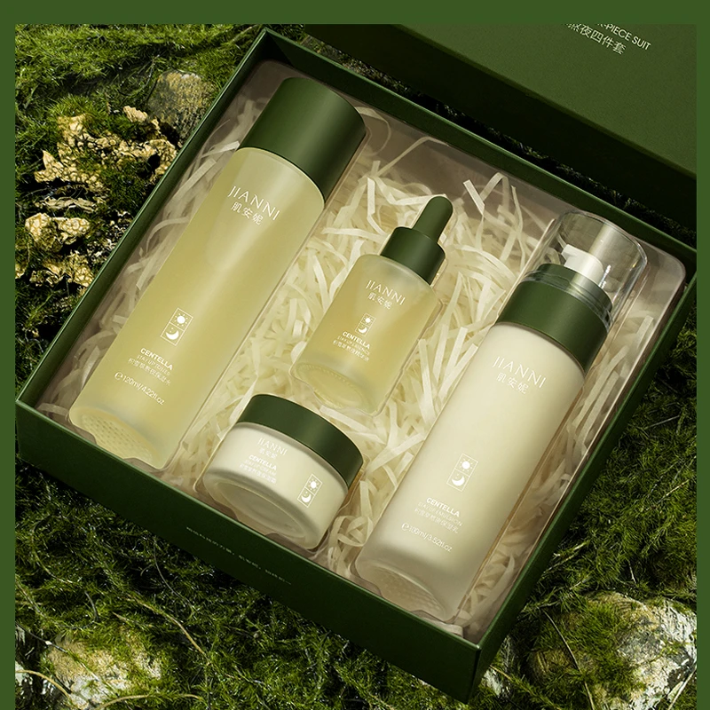 肌安妮积雪草熬夜四件套