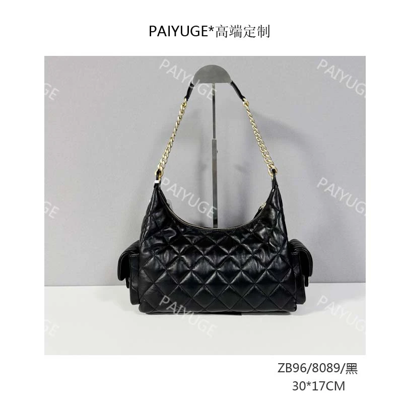 ZB96/8089/黑 Paiyuge高端订制女士手提单肩包斜挎包 1999