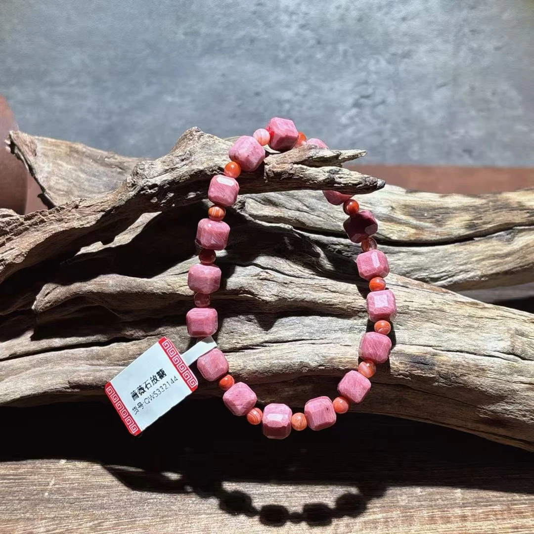 【与帅珠宝】蔷薇石方糖单圈D012207——多样性发其一