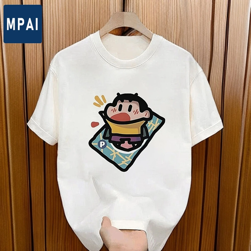 【源头工厂】MPAI短袖t恤男宽松款印花半袖夏季潮流新款男装大码