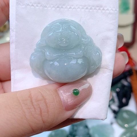 颈饰未镶嵌翡翠佛公