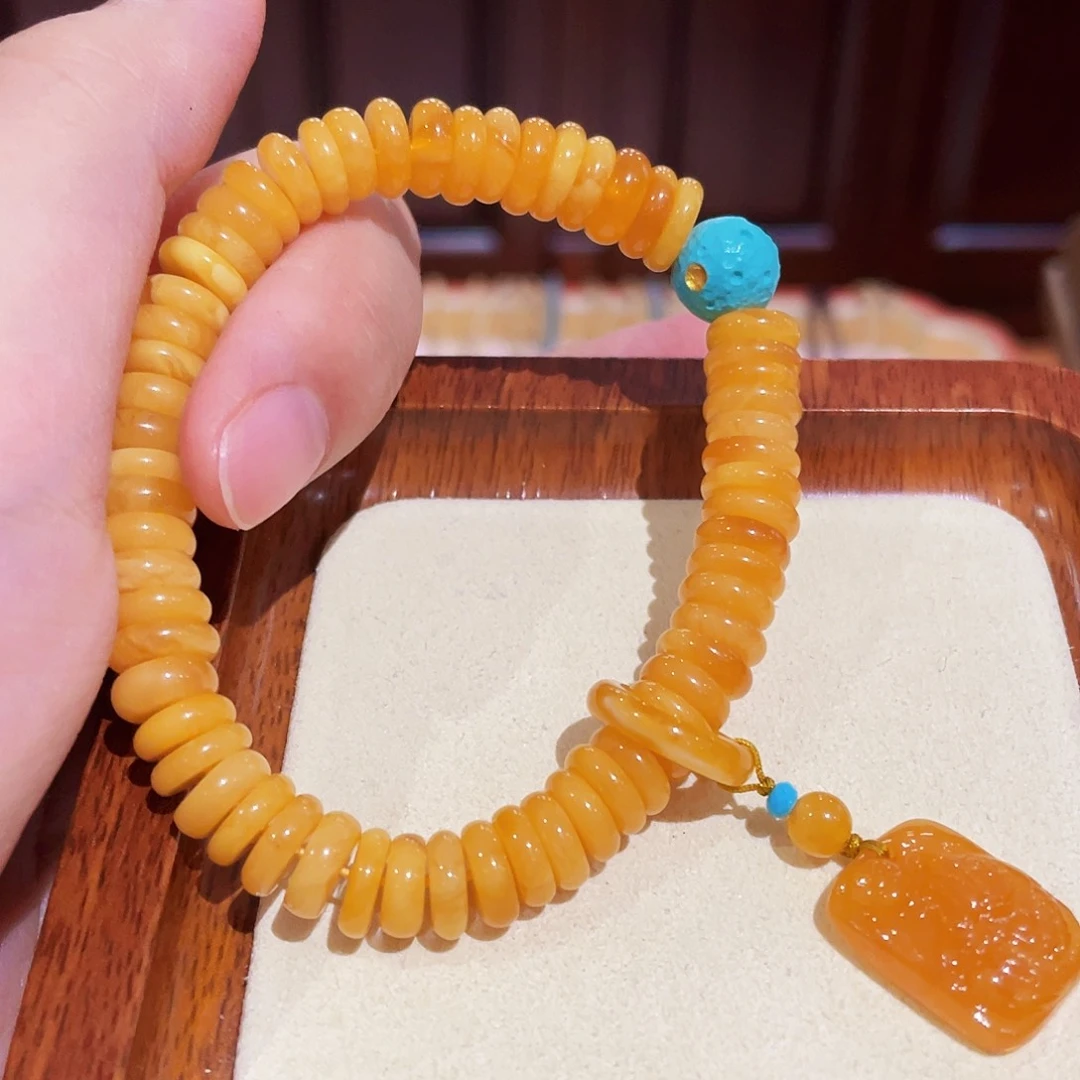 蜜蜡手链未镶嵌手串