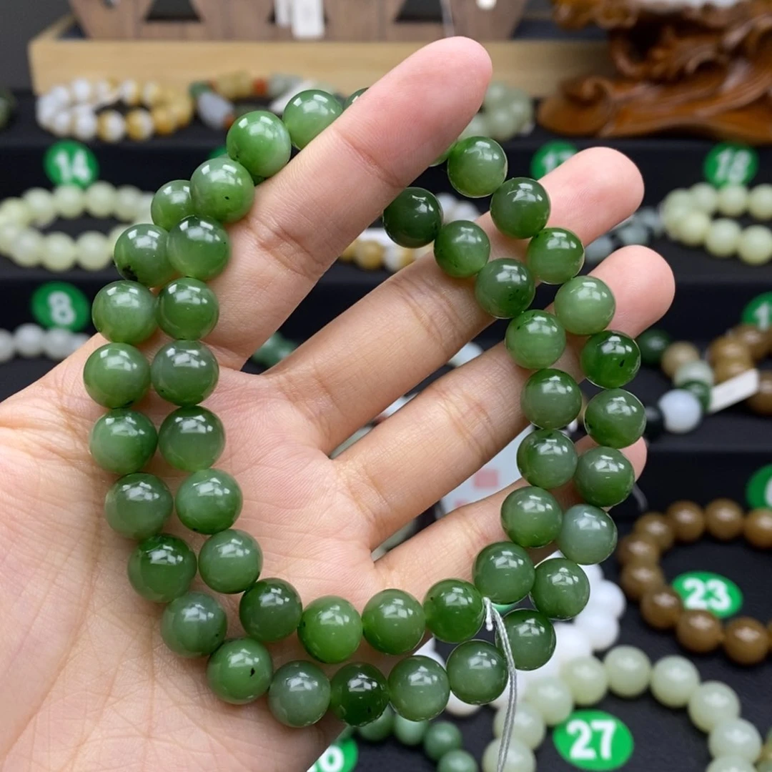 和田玉颈饰未镶嵌碧玉卡10