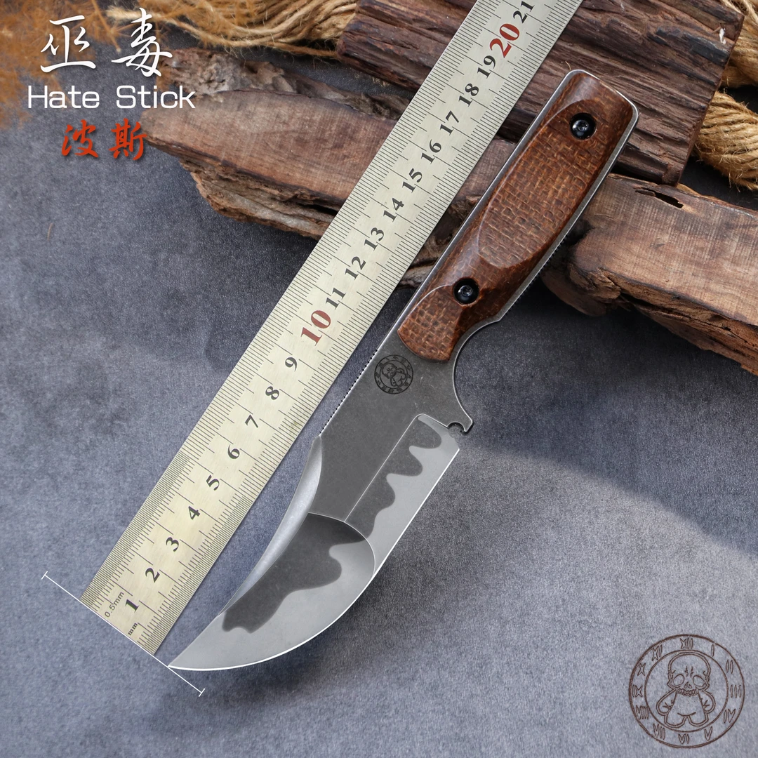 冷刃Hate Stick波斯小直刀 SLEIPNER钢高硬度户外求生锋利刀