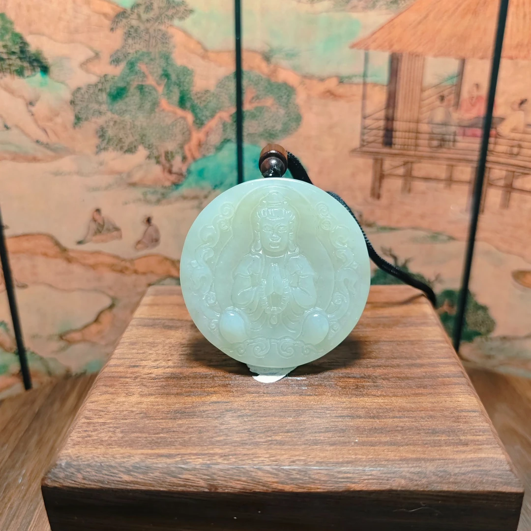 N和田玉观音吊坠1483