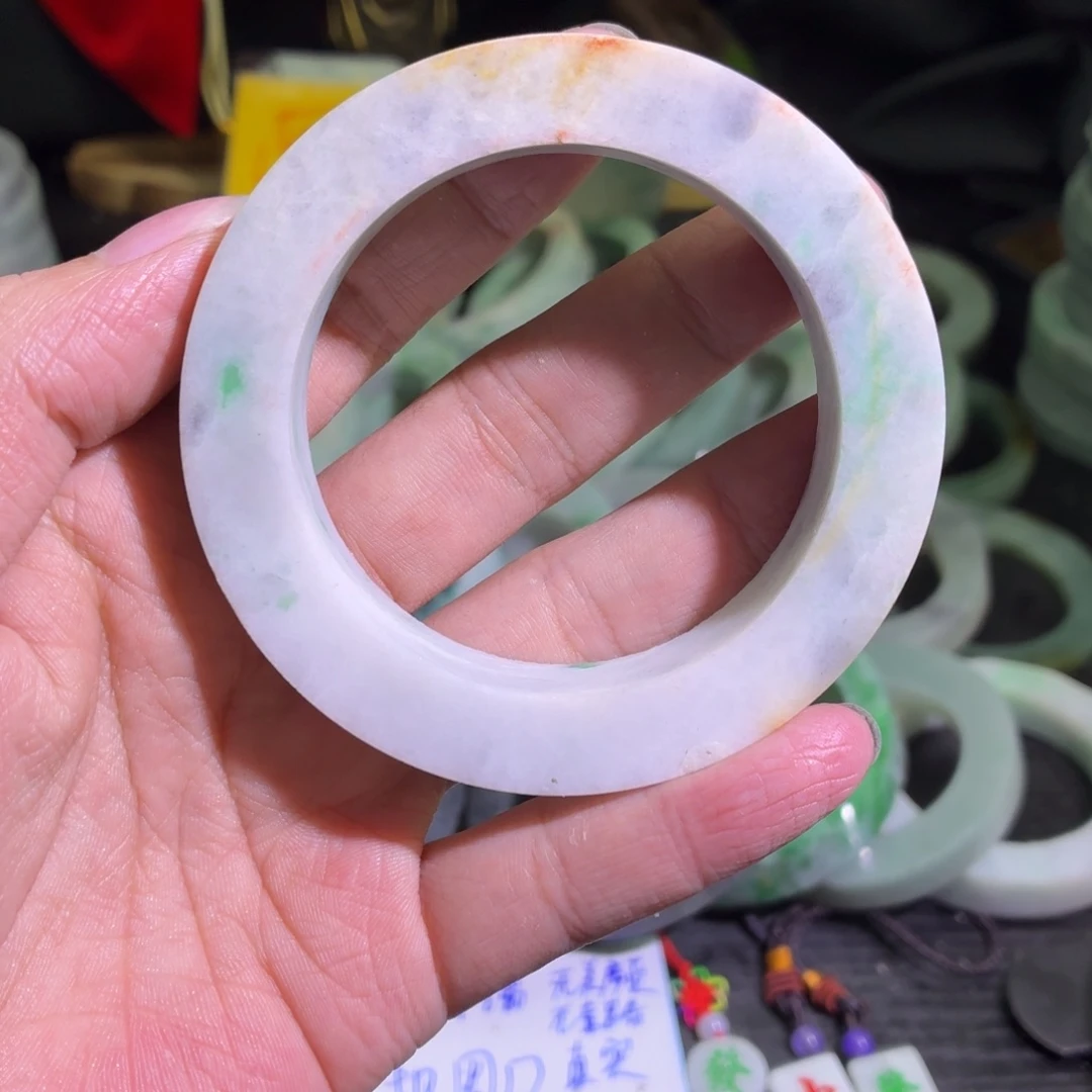 定制翡翠未镶嵌天然翡翠A货毛胚手镯定制