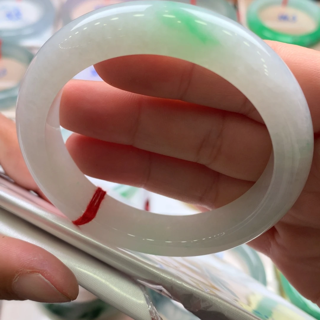 翡翠未镶嵌手镯58号