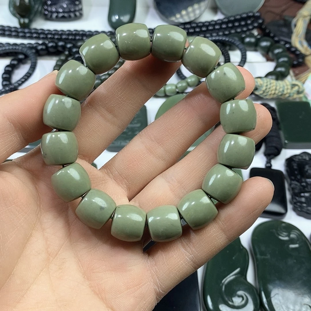 和田玉手链未镶嵌