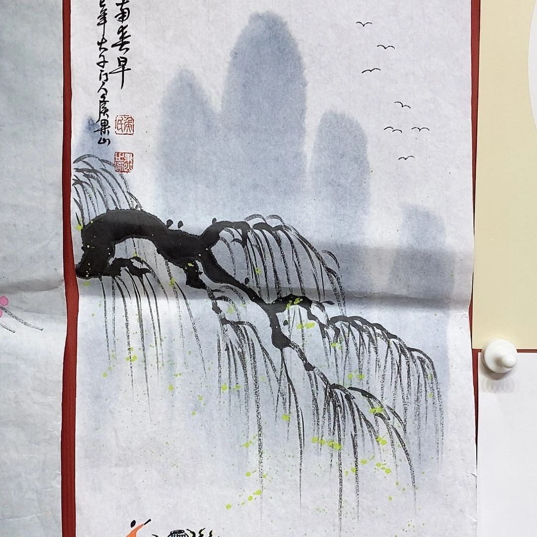 国画大风堂嫡传-侯果山老师作品路