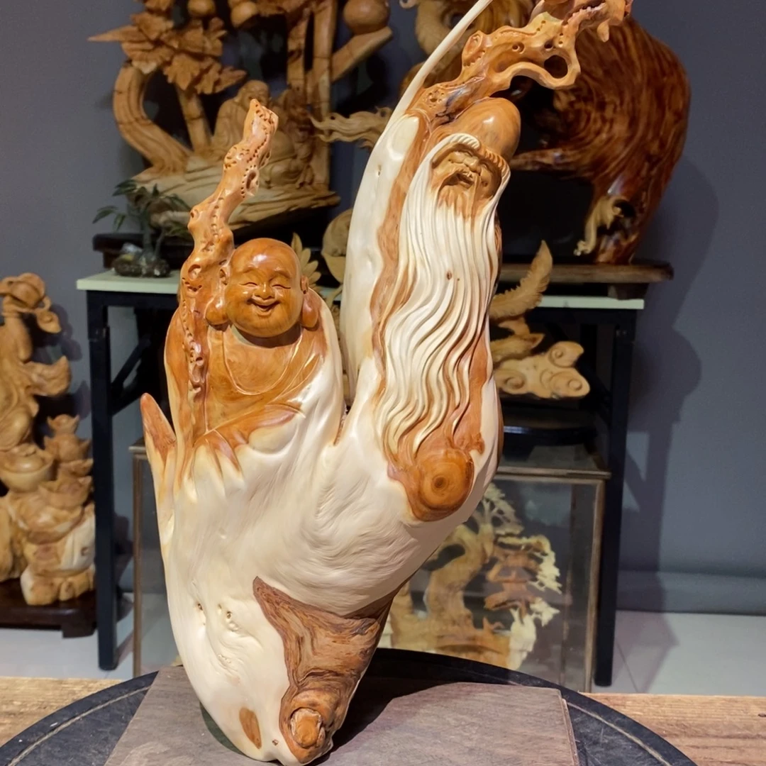 柏木（崖柏）崖柏木雕刻