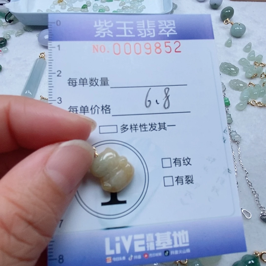 翡翠未镶嵌颈饰猫猫