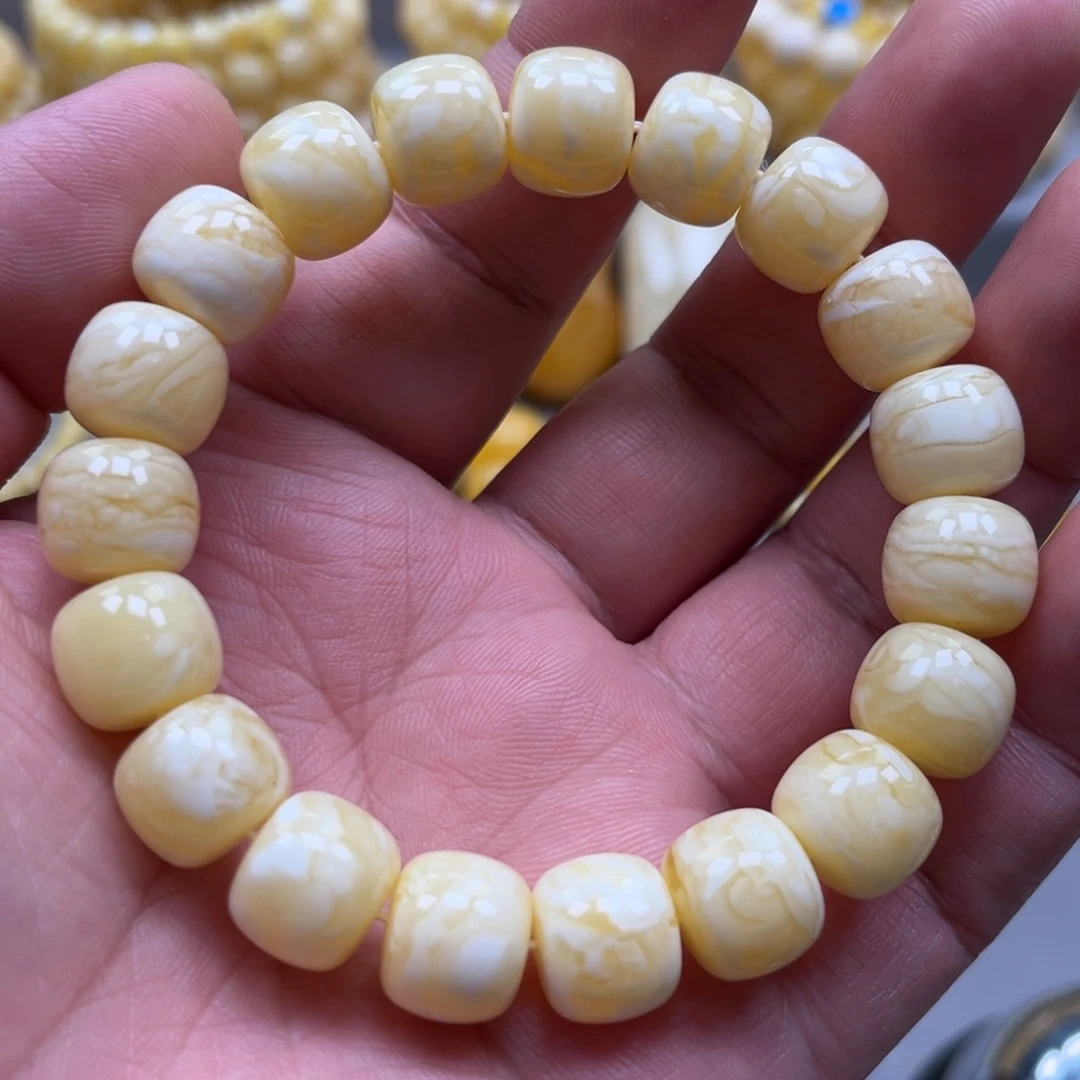 琥珀未镶嵌手链手串