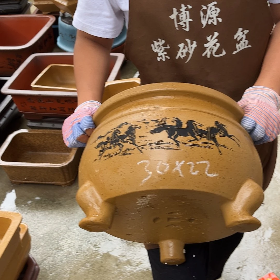 紫砂花盆盆景艺术