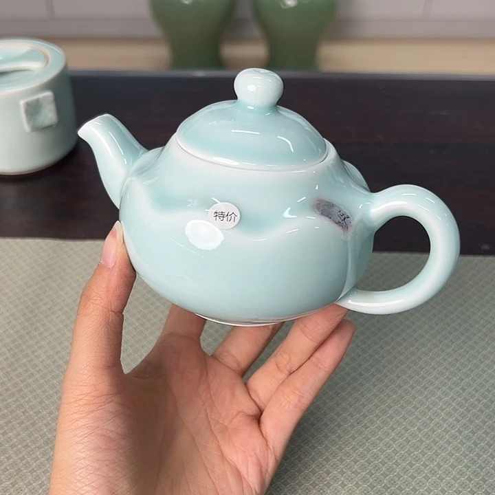 龙泉云间青瓷小米茶器
