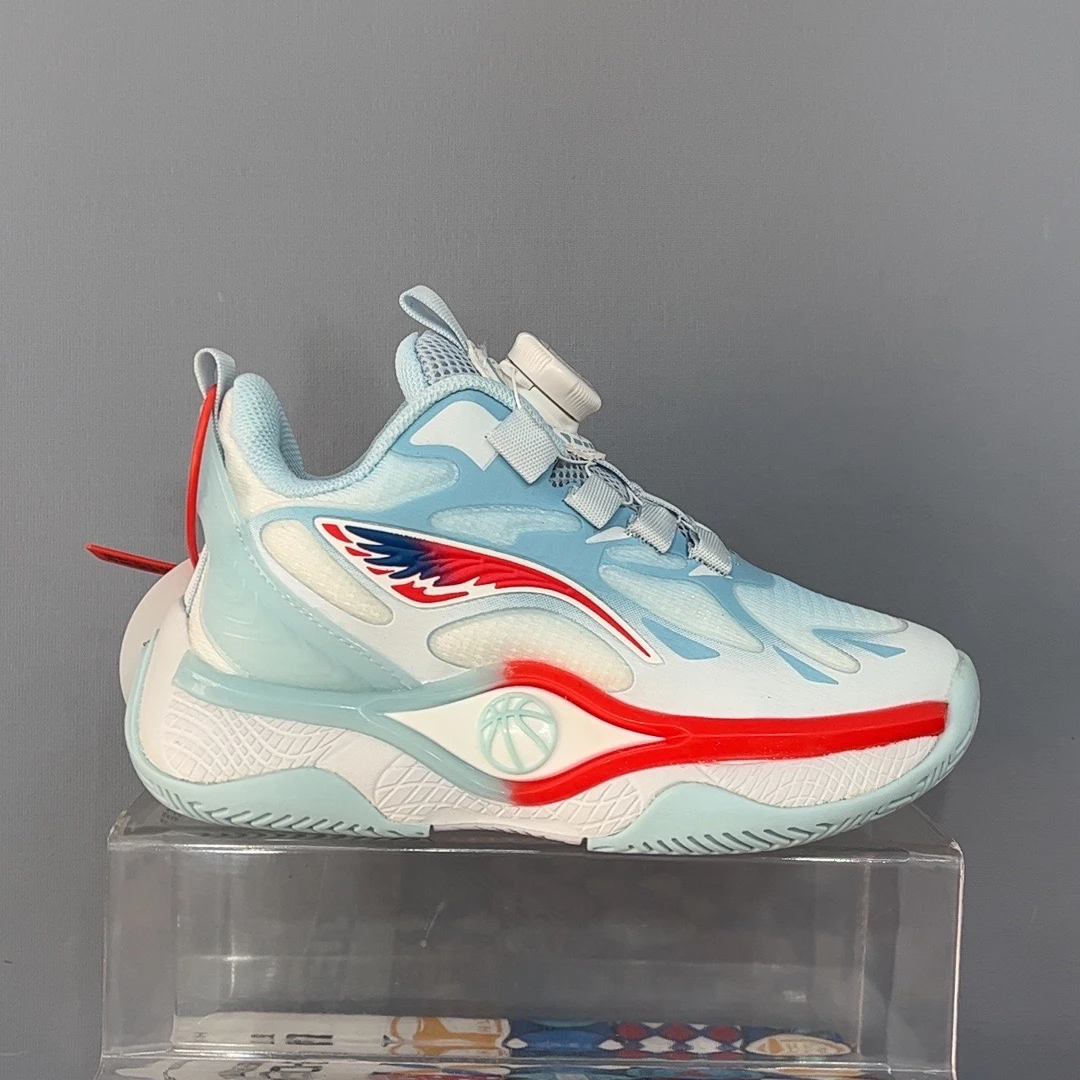 男童透气运动鞋网面设计防滑耐磨大底舒适跑鞋