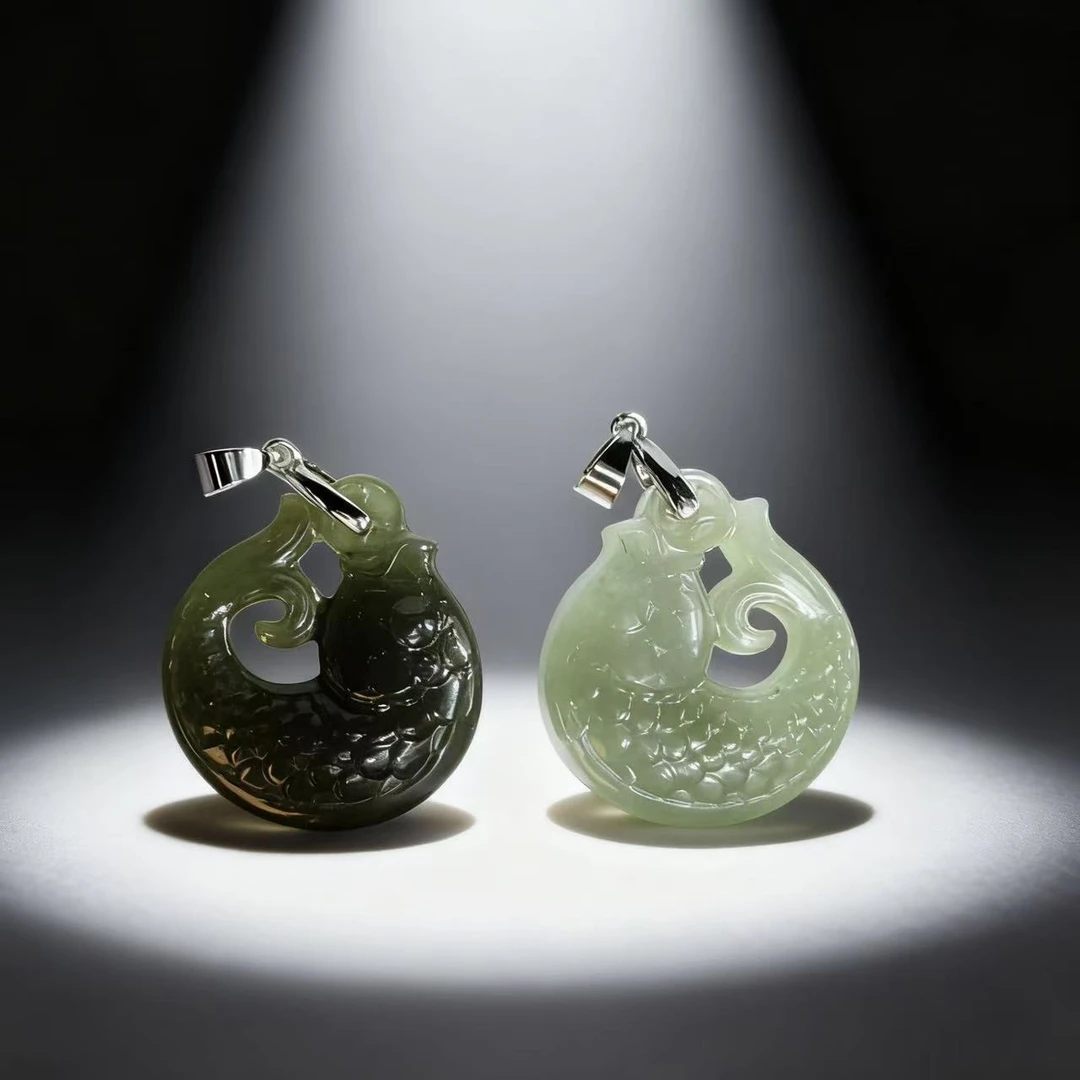 GY941 双鱼和田玉 多样性发其一