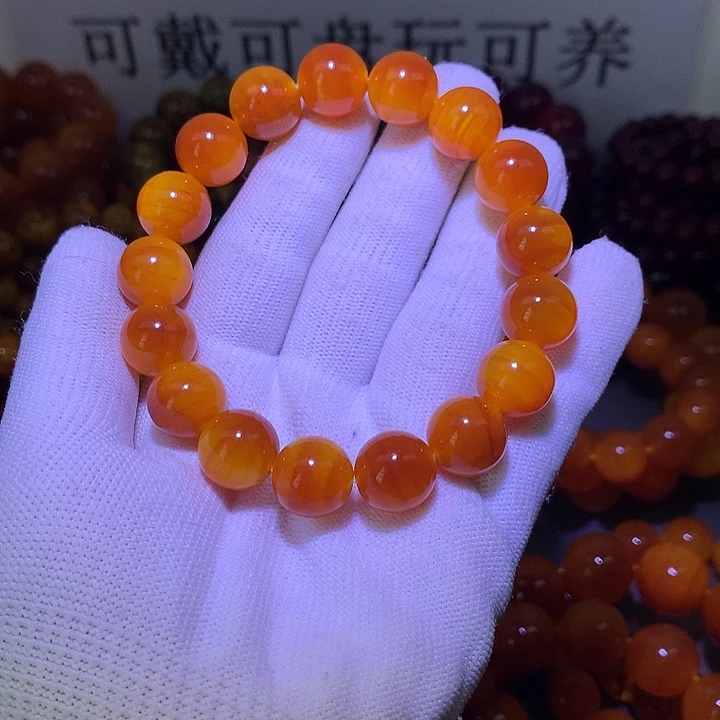 松木（琥珀木）手串/手链1.3 包浆高货