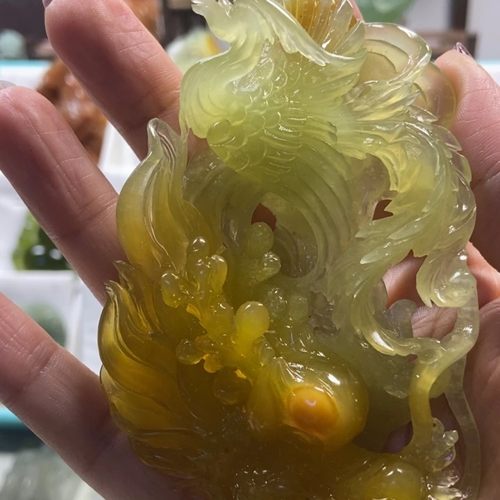 蛇纹石玉颈饰未镶嵌开****9