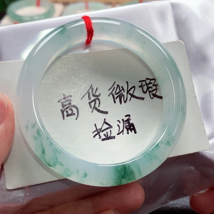 【闪购商品】未镶嵌手镯翡翠85号，天然A货翡翠手镯