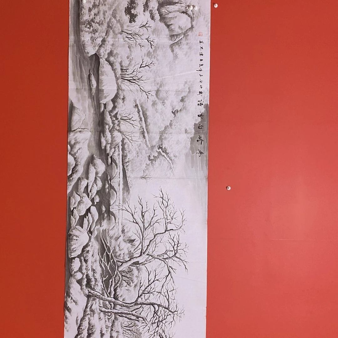 国画山水花鸟国画作品