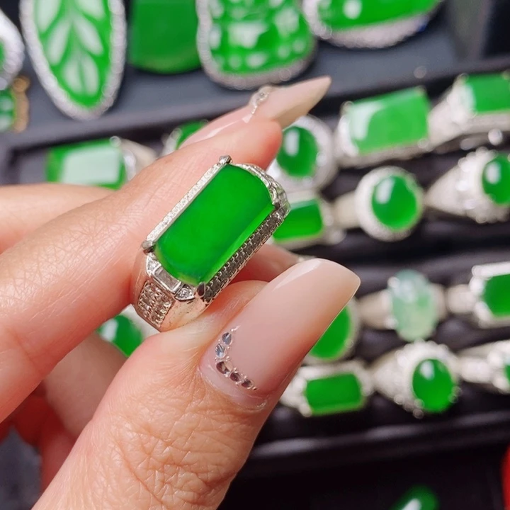 未镶嵌戒指翡翠天然翡翠正品