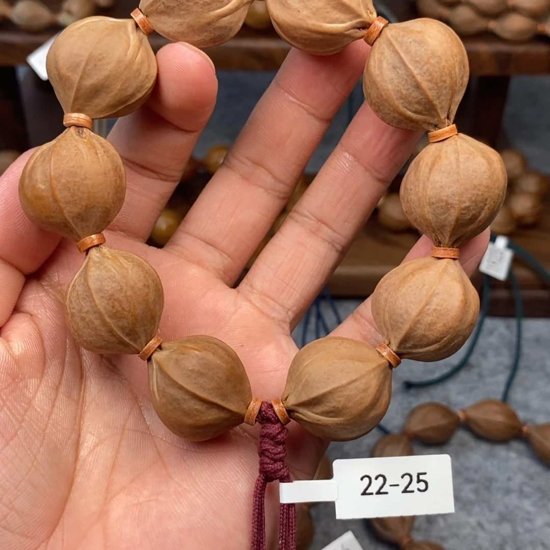 橄榄核手串/手链22/25随型四花
