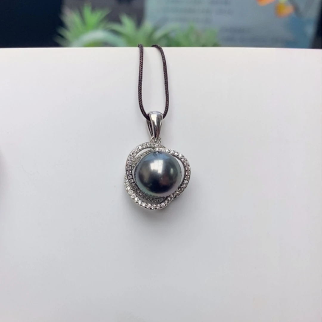 【闪购商品】颈饰银S925镶嵌海水珍珠珍珠