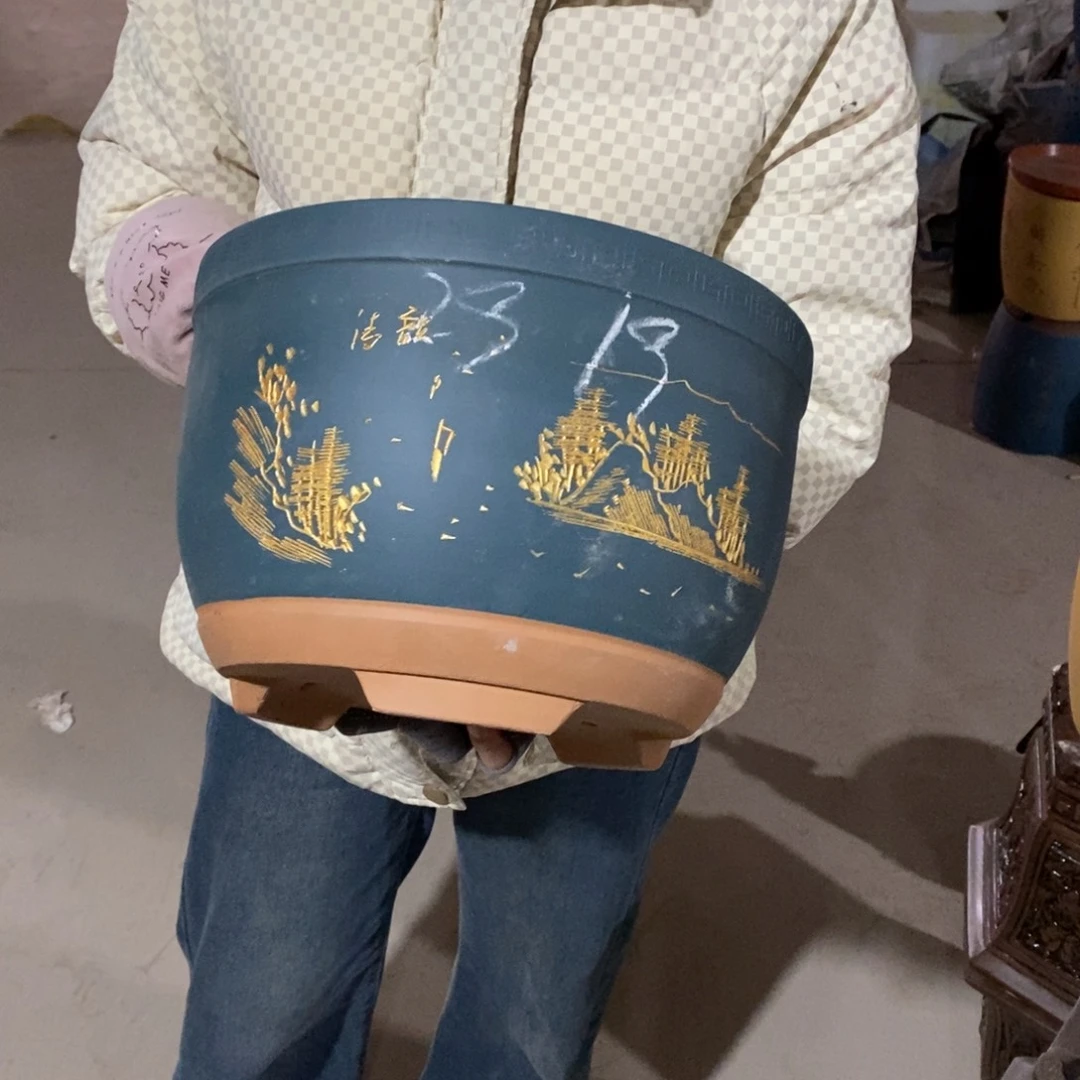 紫砂花盆紫砂花盆