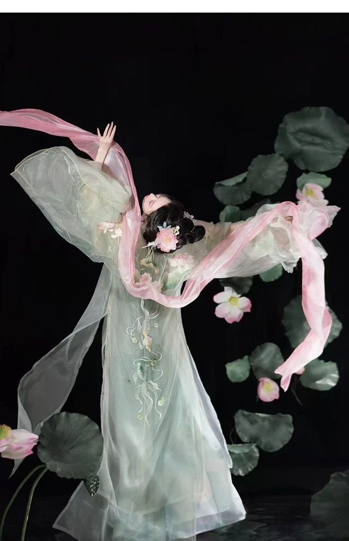 新款气质汉服唐制孤品复古国风重工刺绣日常汉元素