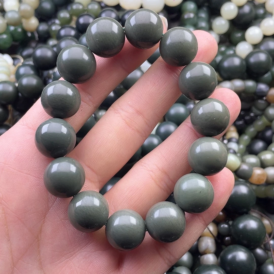 和田玉手串未镶嵌