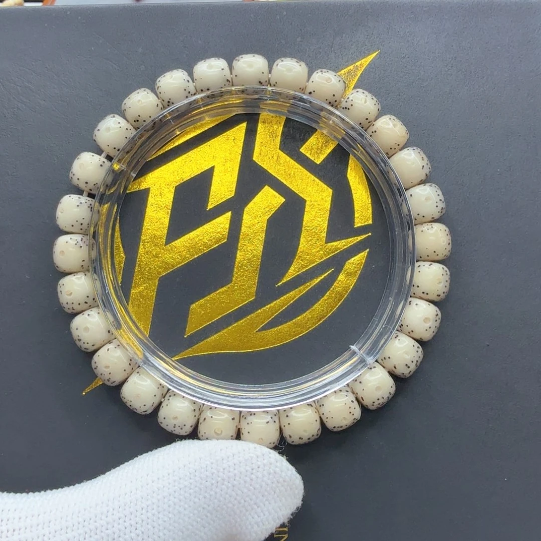 星月菩提手串Y*Y24一物一图冰白大眼睛稀星8左右单圈