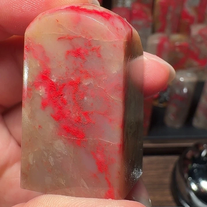 昌化鸡血石用****1昌化鸡血石印章