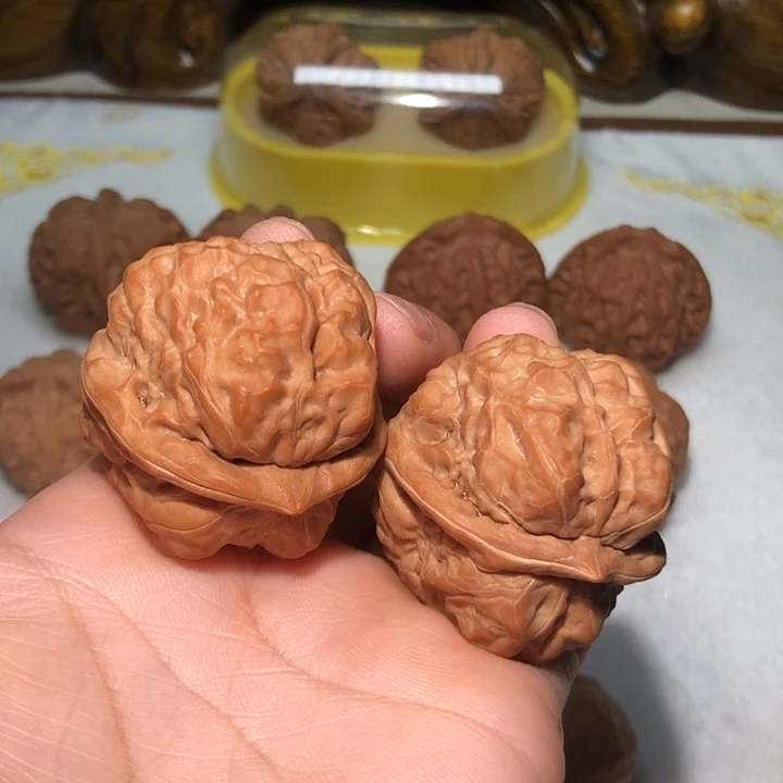 把件文玩核桃38蛤蟆头