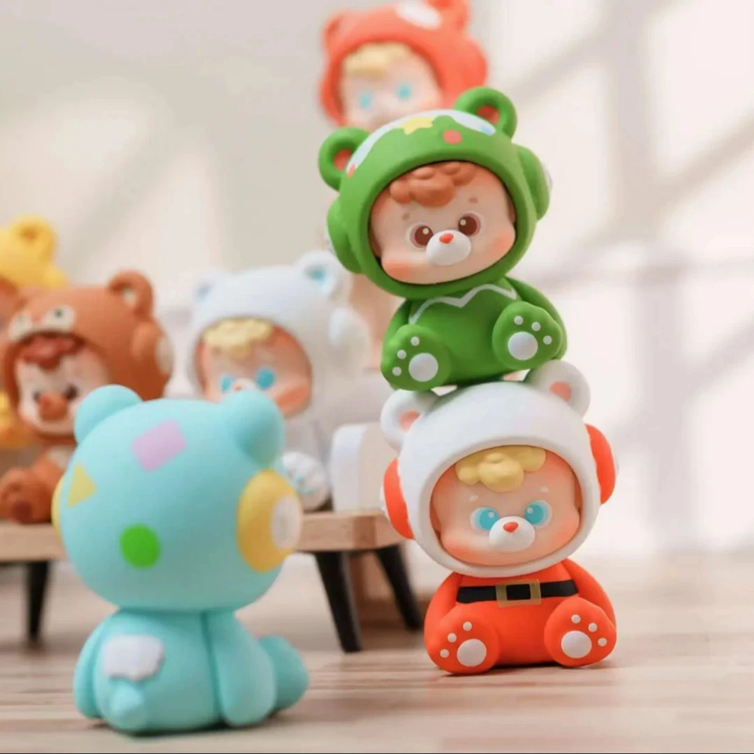 【拆盒】diudiubaby冬日系列迷你盲盒潮玩可爱手办