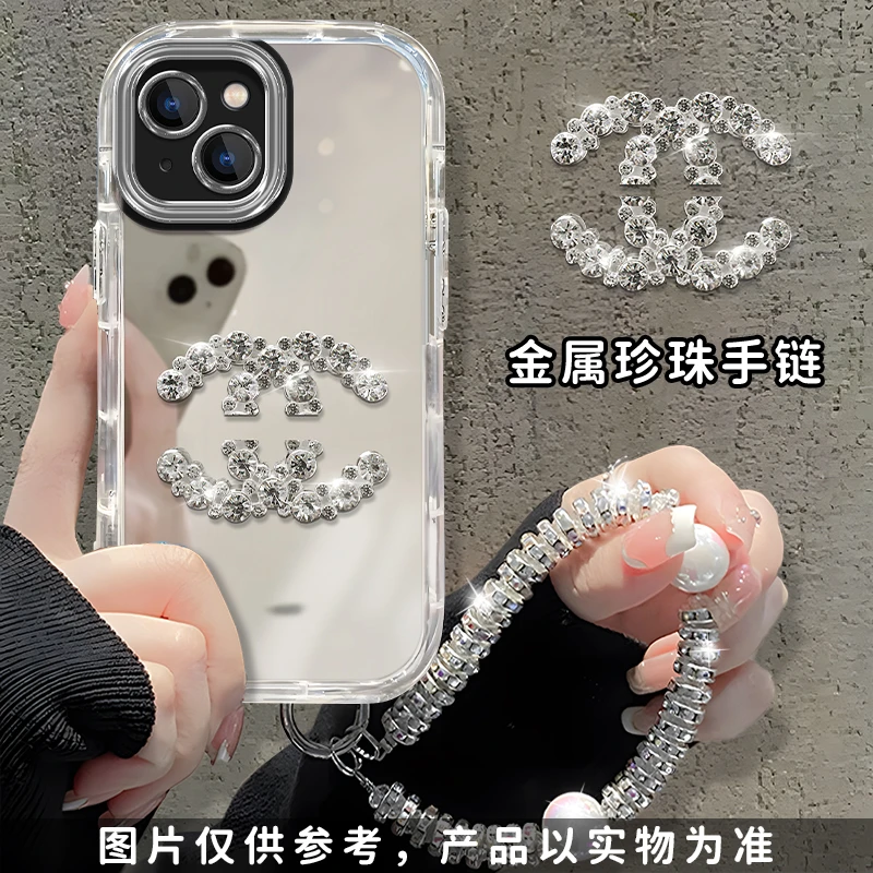 适用于【苹果】15Max/Plus简约双C潮牌高级感时尚女款防摔手机壳