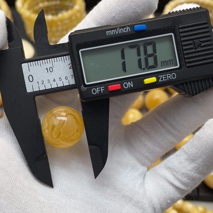 蜜蜡手链未镶嵌蜜蜡圆珠32