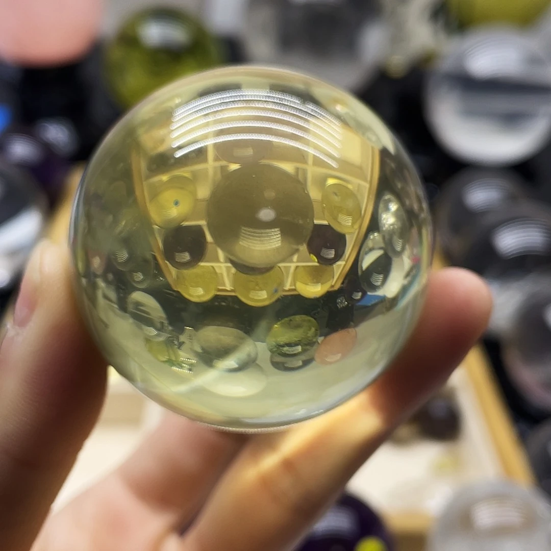 水晶未镶嵌水晶5.1cm黄水晶