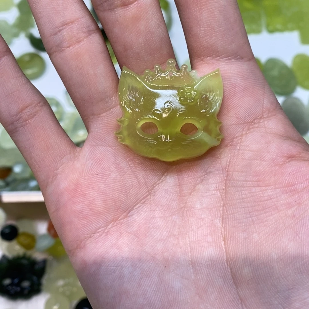 岫玉未镶嵌吊坠(不含链)