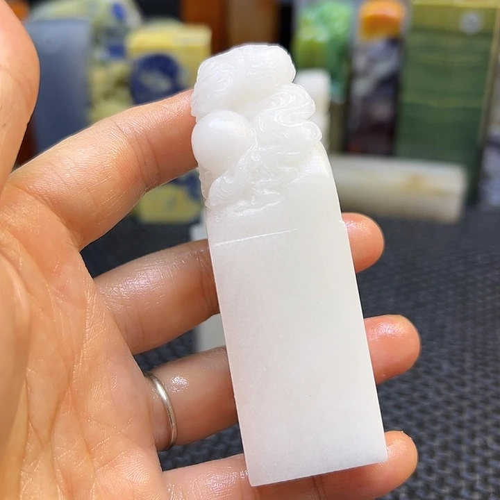 暮***白印度石印章石印章石