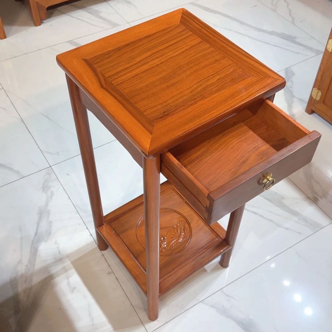 花梨木类成套家具刚果花梨35✖️35高80抽屉花架