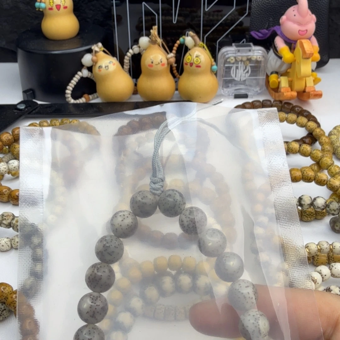 星月菩提手串超级糯冰圆珠手持10