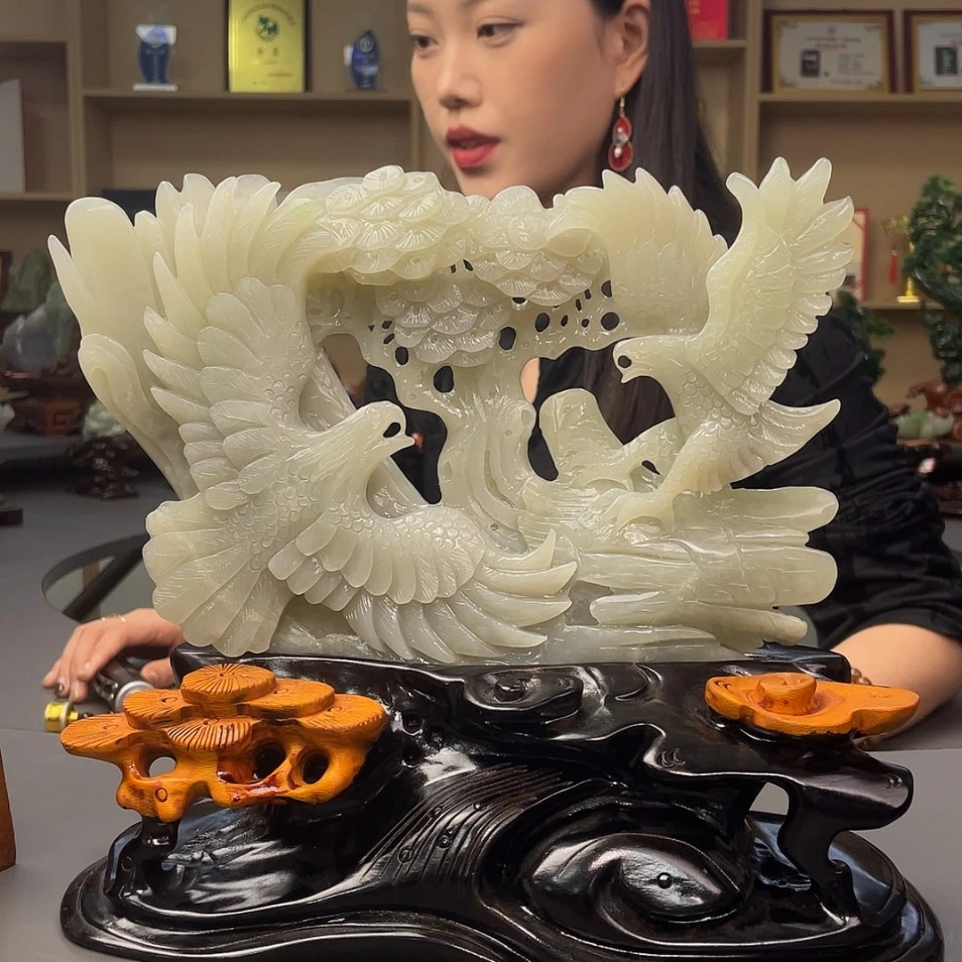 和田玉未镶嵌摆件