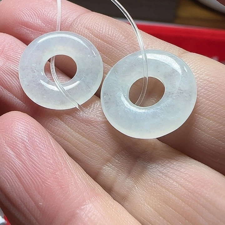 翡翠未镶嵌颈饰天然缅甸翡翠甜甜圈