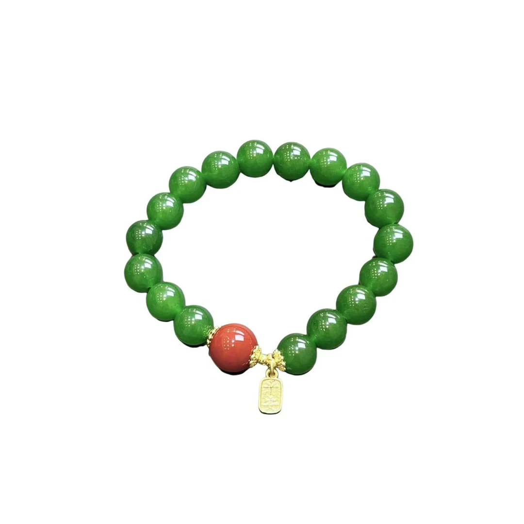 菠菜绿手串 C02-28