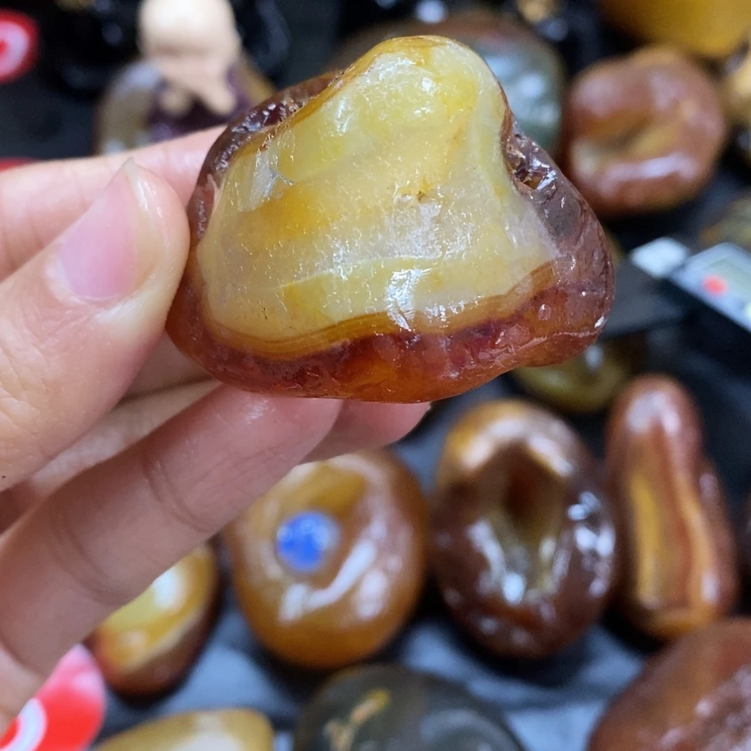 玛瑙/玉髓未镶嵌手把件