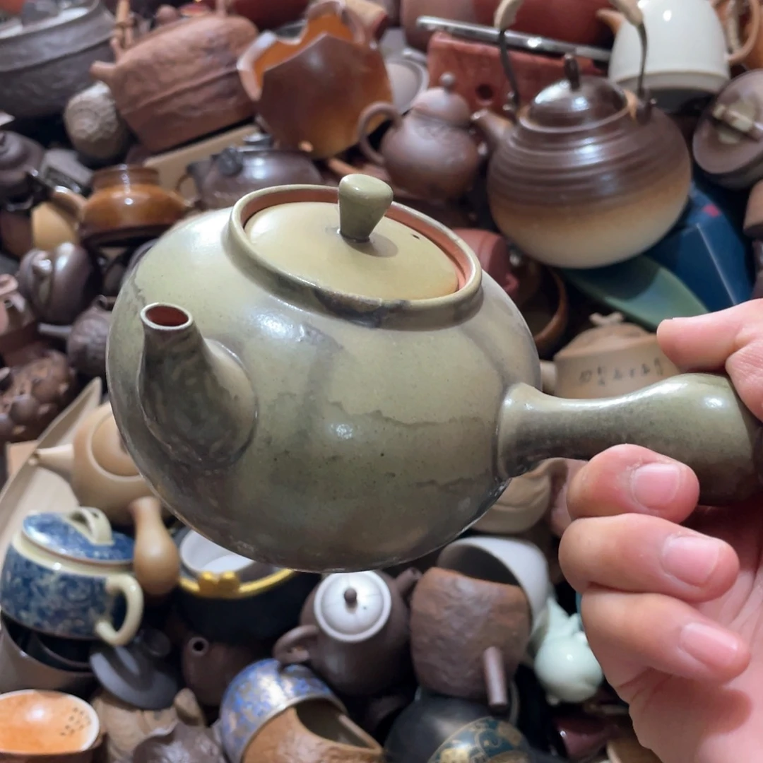 瓷片原矿绿植盆景茶香熏酒水