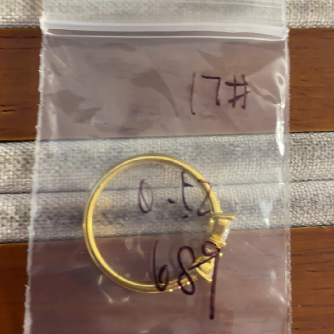 A7克重0.52 17号 大蝴蝶结6D戒指 足金999