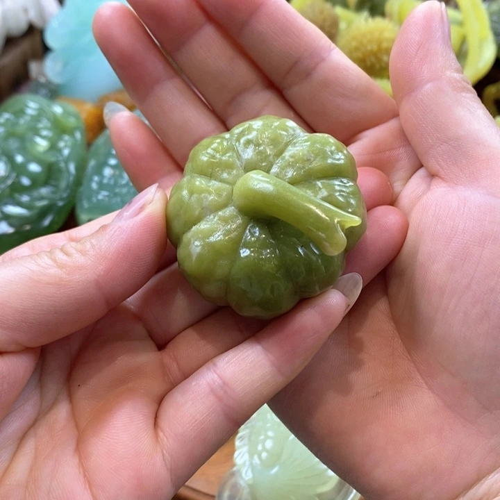 蛇纹石玉未镶嵌手把
