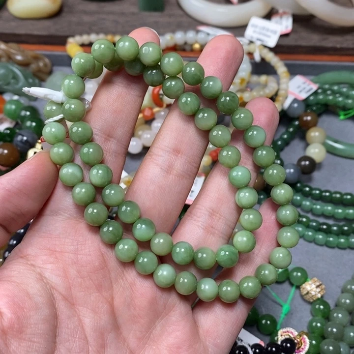 手串未镶嵌和田玉海**?