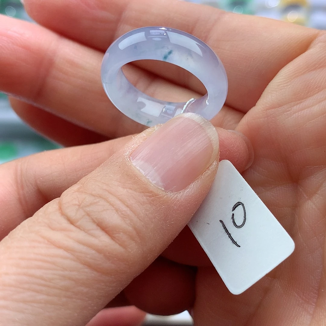 翡翠戒指未镶嵌10号